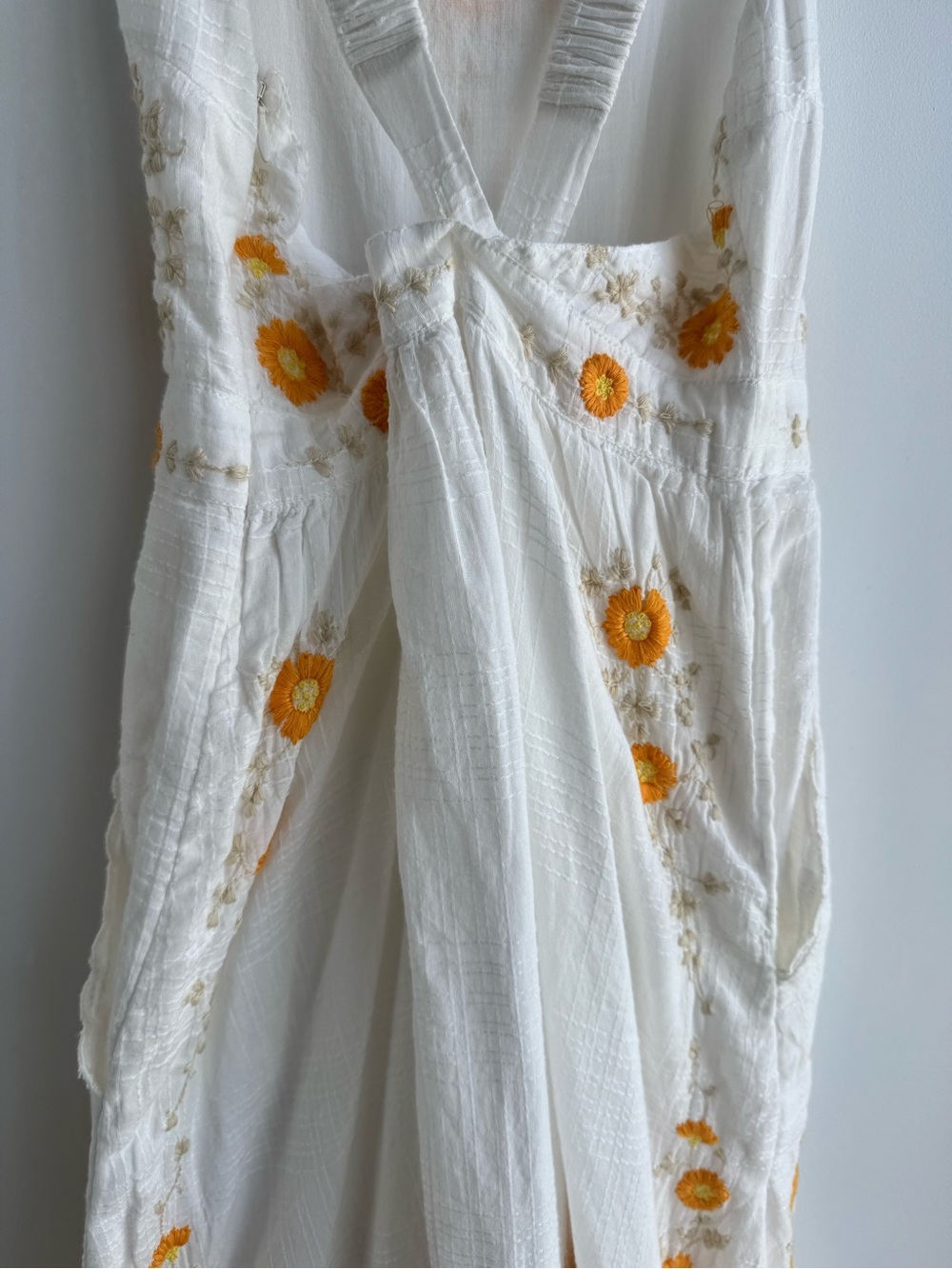 New Loveshackfancy Asher Pinafore Embroidered Maxi Dress - Picture 5 of 8